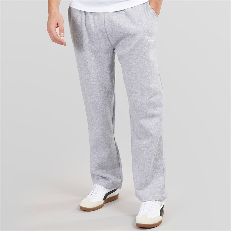 Tokyo Laundry Mens Bexli Wide Leg Joggers Light Grey Marl - Image 1