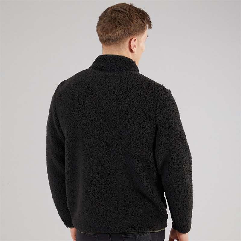 Tokyo Laundry Mens Palomas Funnel Neck Fleece Black - Image 2