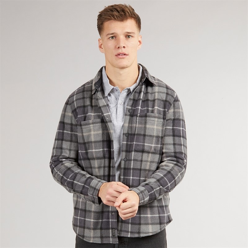 Tokyo Laundry Mens Teo Long Sleeve Shirt Charcoal - Image 3