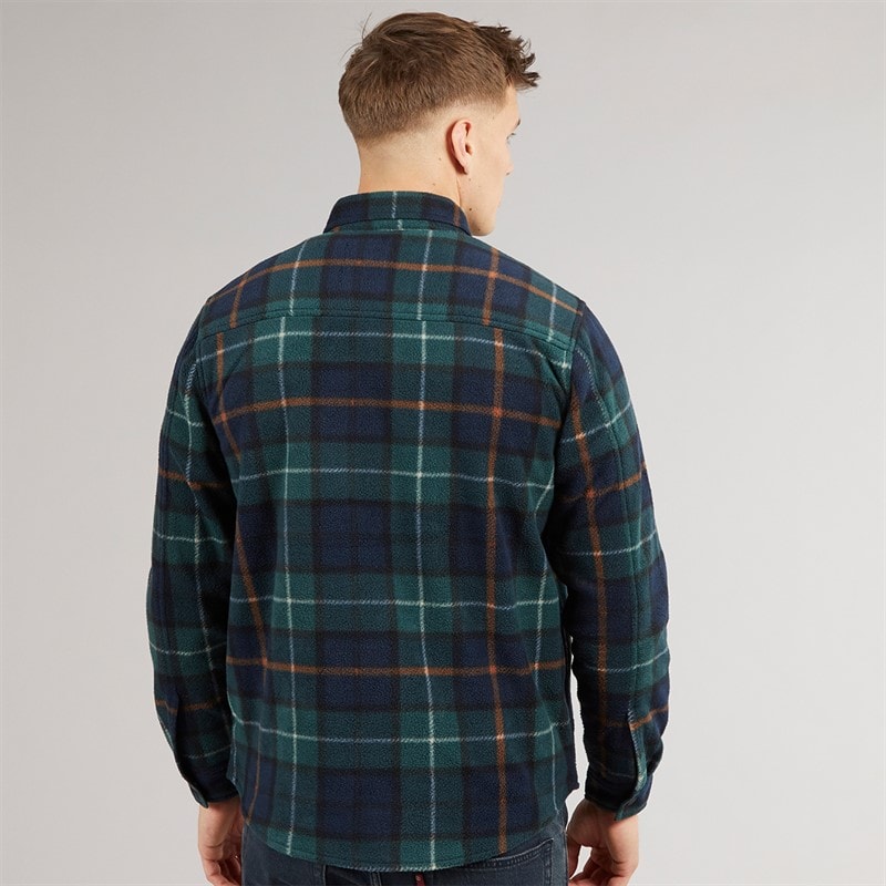 Tokyo Laundry Mens Teo Long Sleeve Shirt Green - Image 2