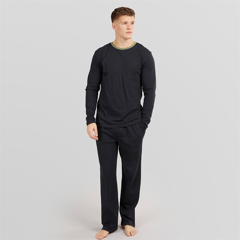 Tokyo Laundry Mens Payden Loungewear Set Black - Image 1