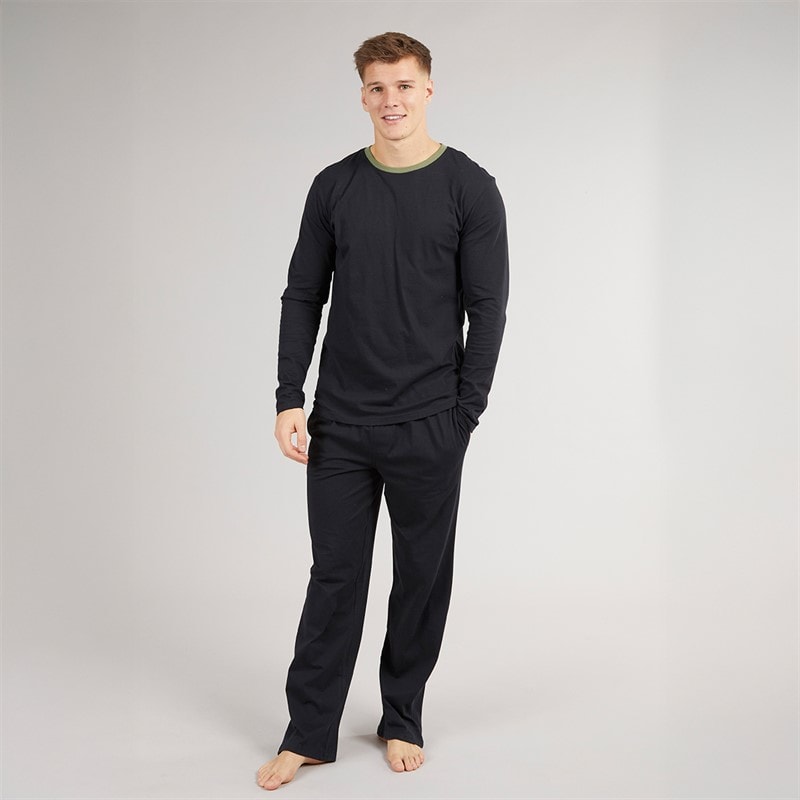 Tokyo Laundry Mens Payden Loungewear Set Black - Image 4