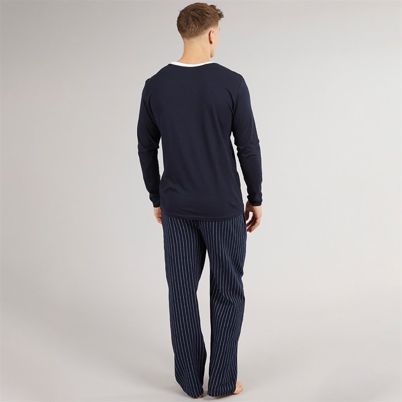 Tokyo Laundry Mens Laniis Loungewear Set Navy - Image 2