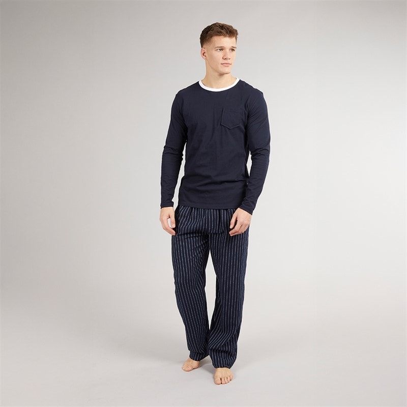 Tokyo Laundry Mens Laniis Loungewear Set Navy - Image 4