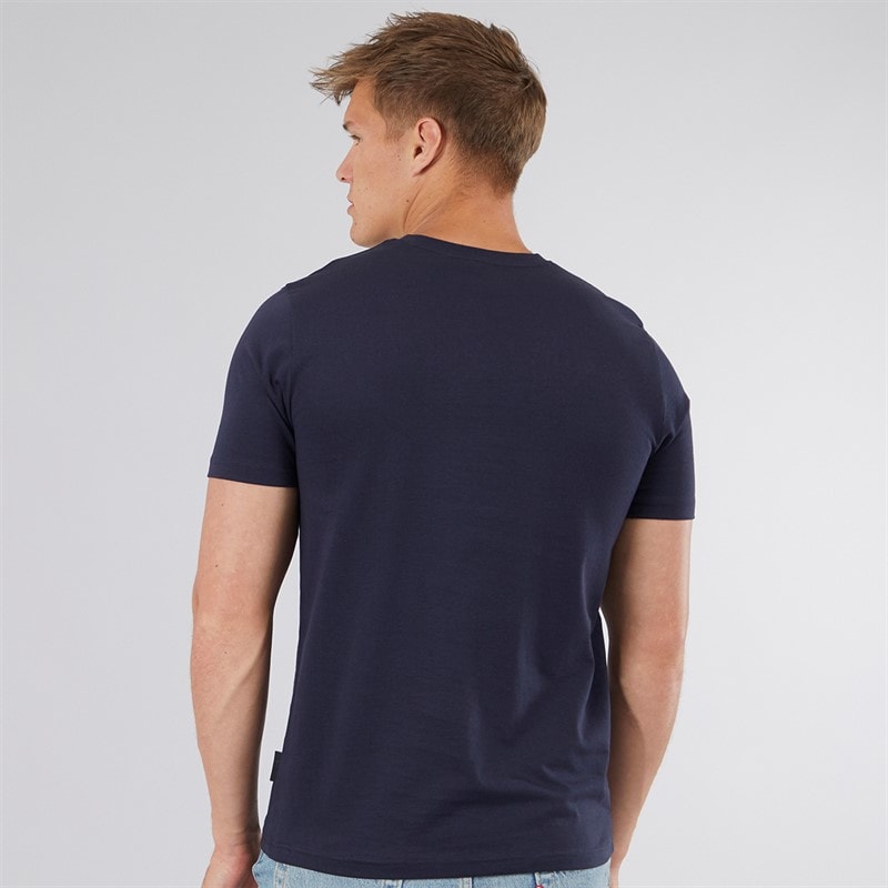Tokyo Laundry Mens Lewes T-Shirt Navy - Image 2