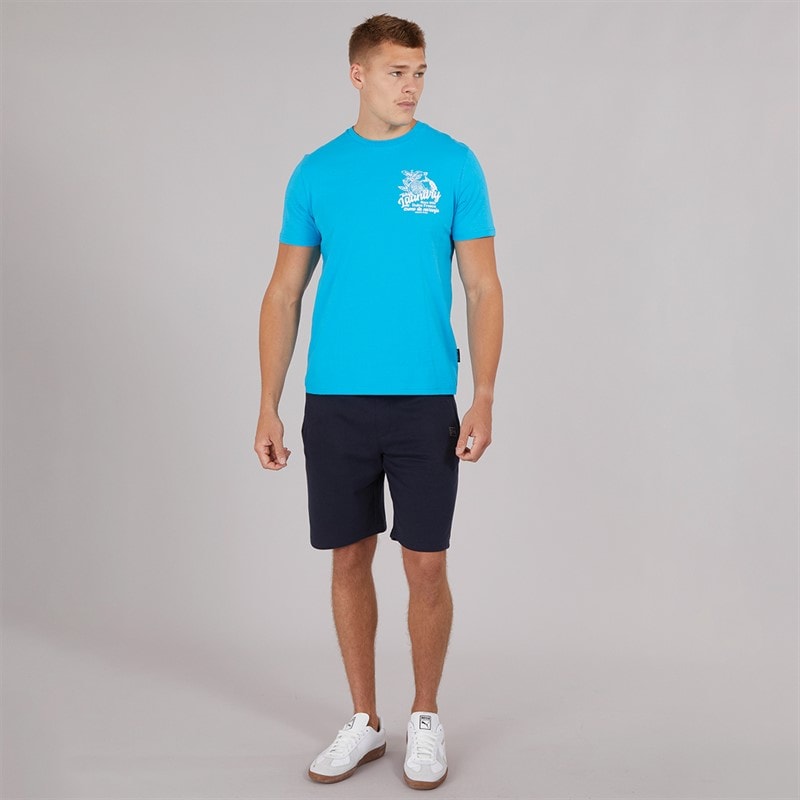 Tokyo Laundry Mens Arlington T-Shirt Blue - Image 4