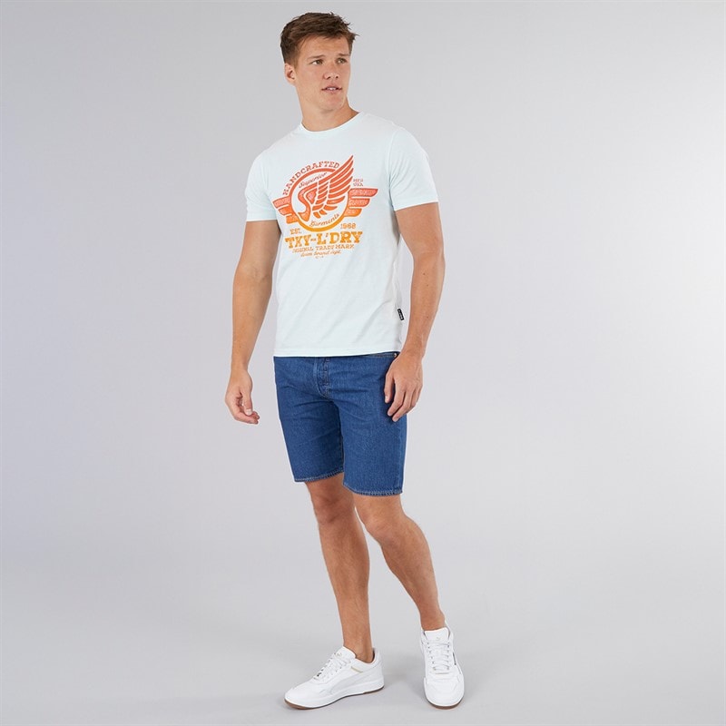 Tokyo Laundry Mens Debenham T-Shirt Blue - Image 3
