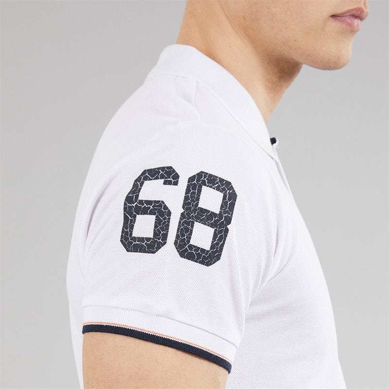 Tokyo Laundry Mens Sporty Polo Shirt Optic White - Image 5