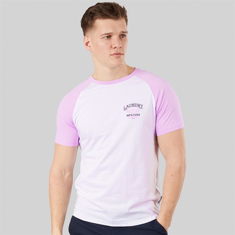 Tokyo Laundry Mens Makita T-Shirt Lilac - Image 2