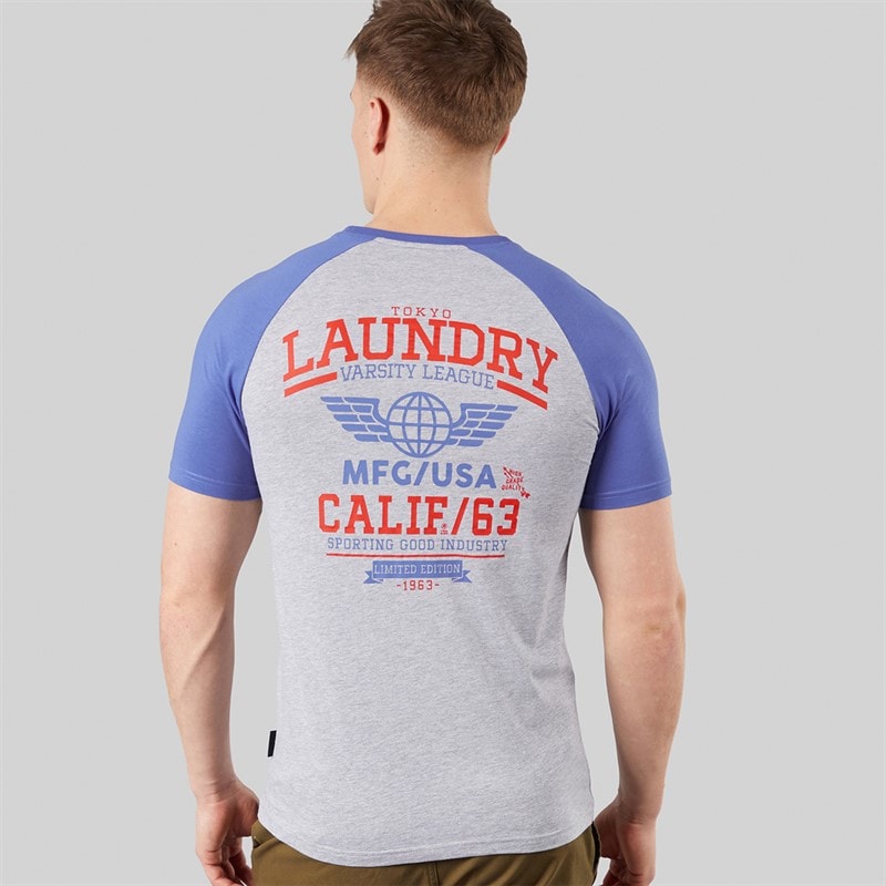 Tokyo Laundry Mens Men's Makita T-Shirt Blue - Image 3