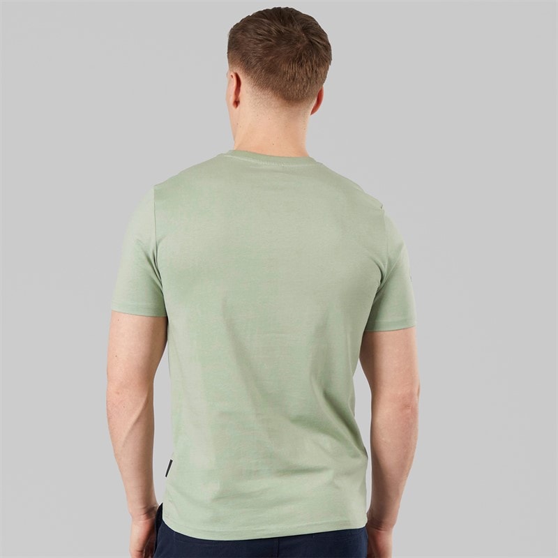 Tokyo Laundry Mens Men's Carcle T-Shirt Sage - Image 2