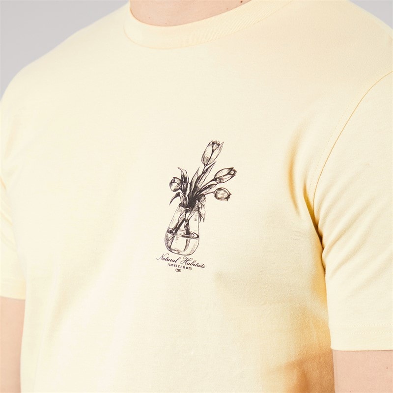 Tokyo Laundry Mens Tassos T-Shirt Sand - Image 5
