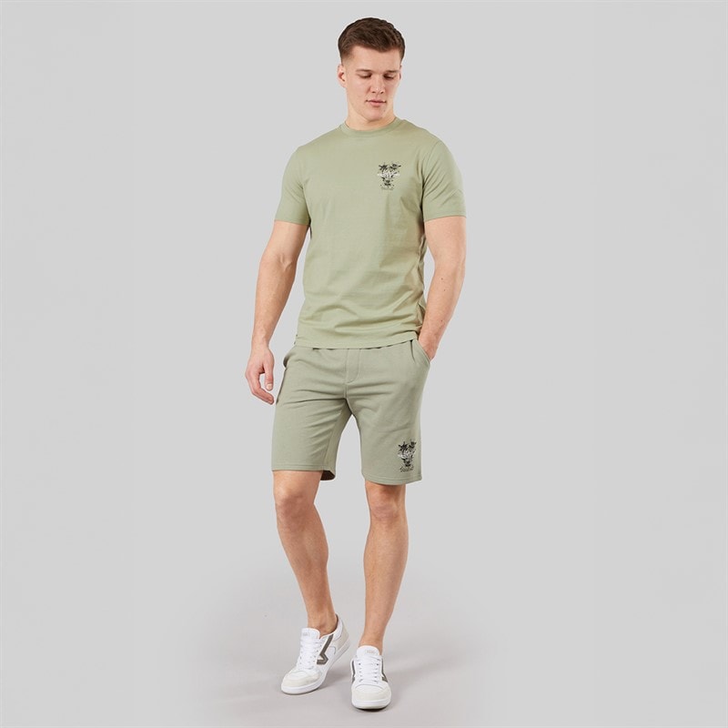 Tokyo Laundry Mens Men's Talmai T-Shirt Seagrass - Image 4