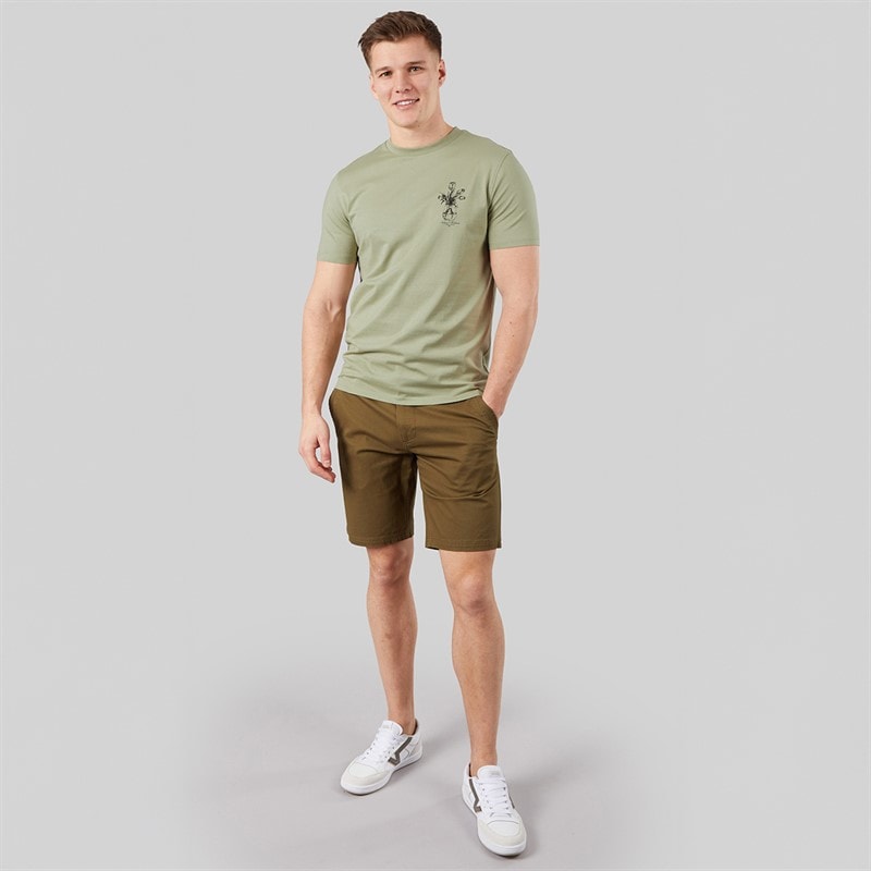 Tokyo Laundry Mens Tassos T-Shirt Seagrass - Image 4