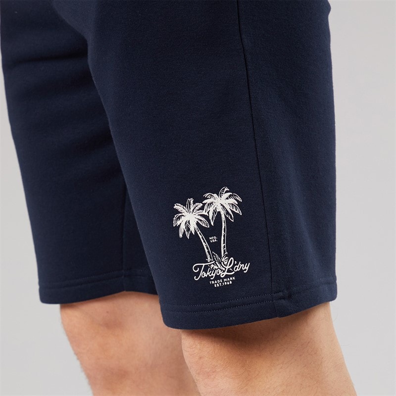 Tokyo Laundry Mens Men's Tamanna T-Shirt And Jersey Shorts Set Set Sky Captain Navy - Image 5