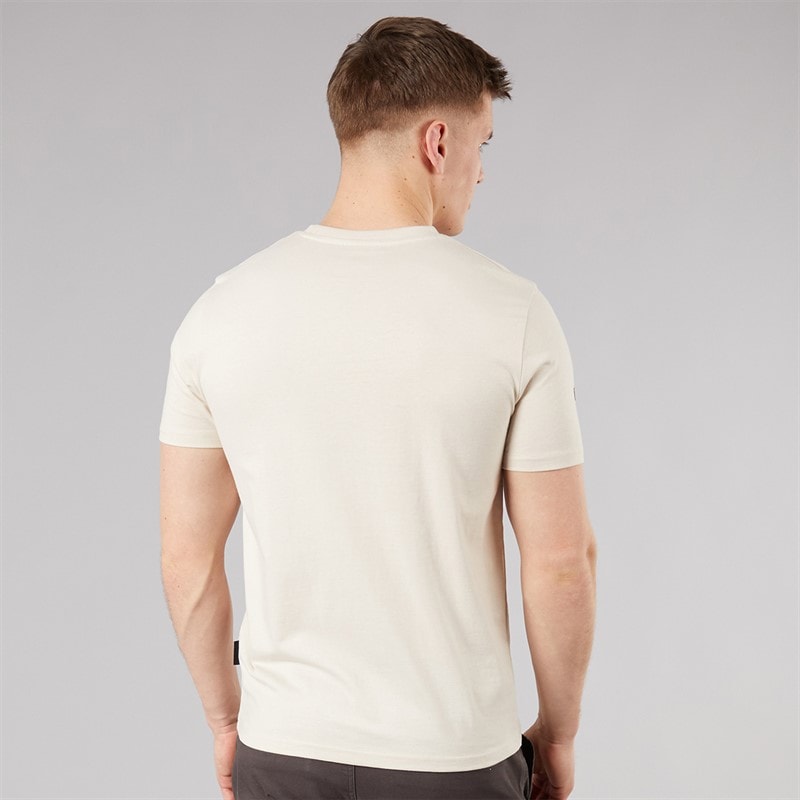 Tokyo Laundry Mens Men's Carcle T-Shirt Stone - Image 2