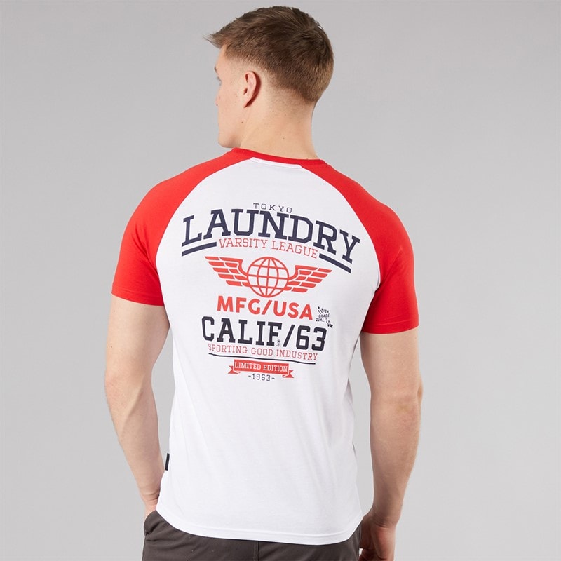 Tokyo Laundry Mens Men's Makita T-Shirt Red - Image 3