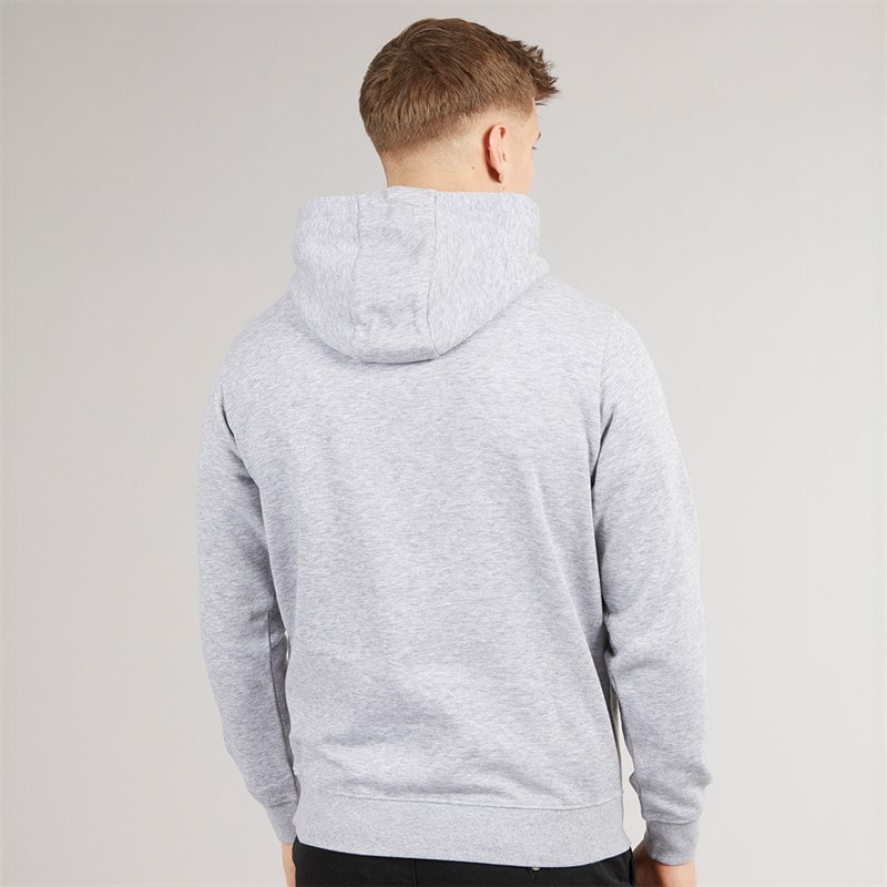 Tokyo Laundry Mens Kennion Hoodie Light Grey Marl - Image 2