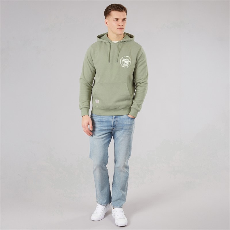 Tokyo Laundry Mens Carragher Hoodie Seagrass - Image 4