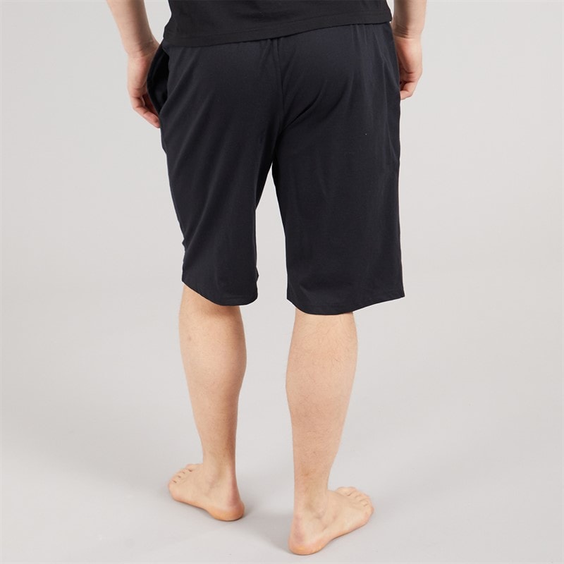 Tokyo Laundry Mens Emre Jersey Lounge Shorts Black Jet Black - Image 2
