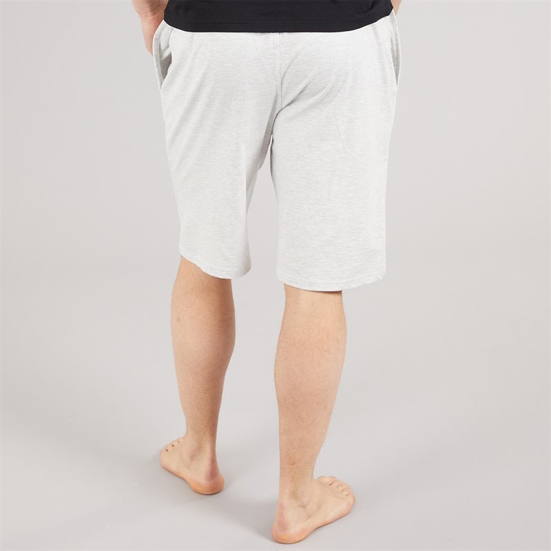Tokyo Laundry Mens Emre Jersey Lounge Shorts Light Grey - Image 2