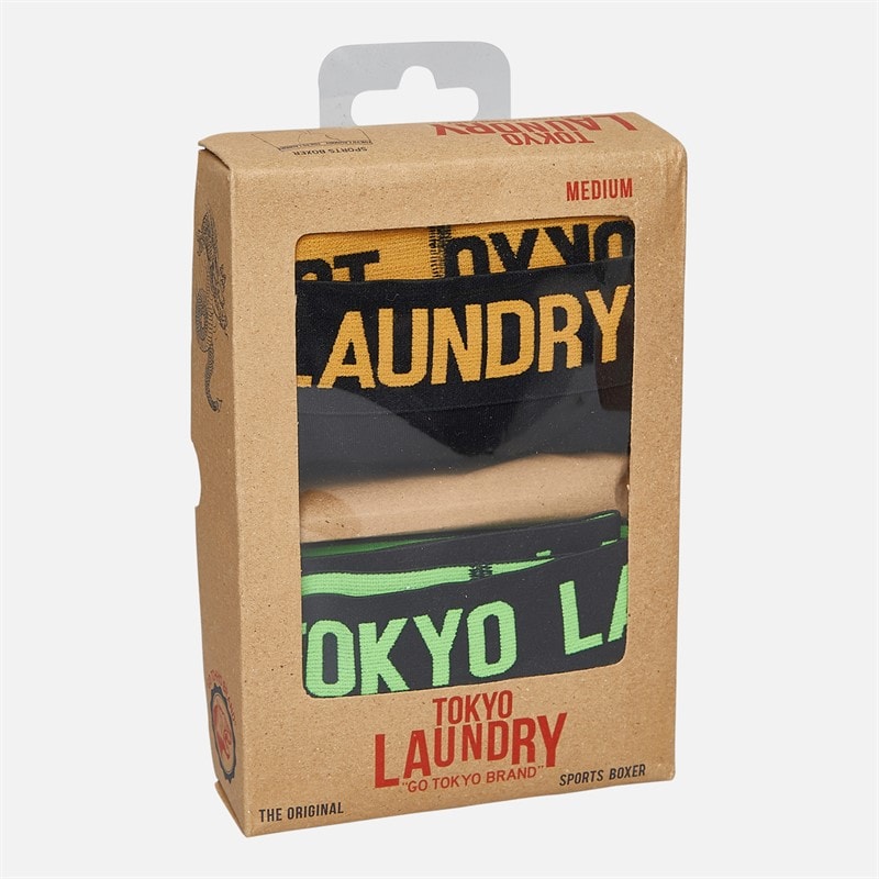 Tokyo Laundry Mens Weymouth Two Pack Boxers Orange - Image 2