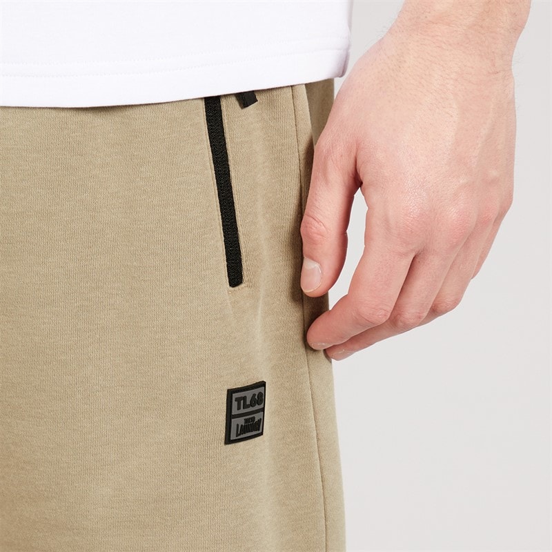 Tokyo Laundry Mens Tarou Fleece Shorts Stone Trench Coat - Image 3