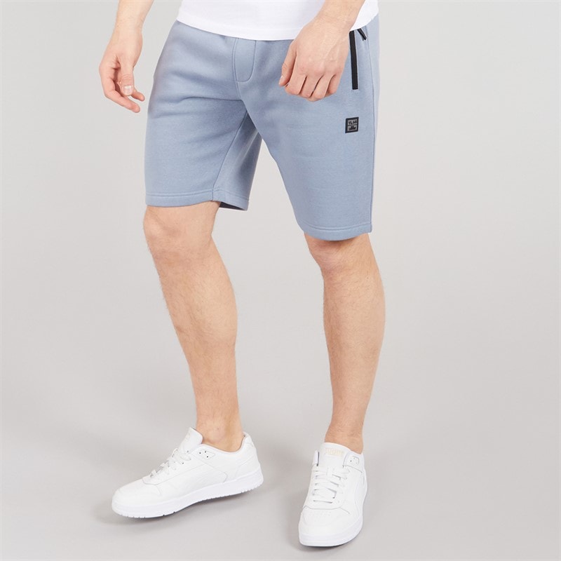 Tokyo Laundry Mens Tarou Fleece Shorts Cool Grey - Image 1