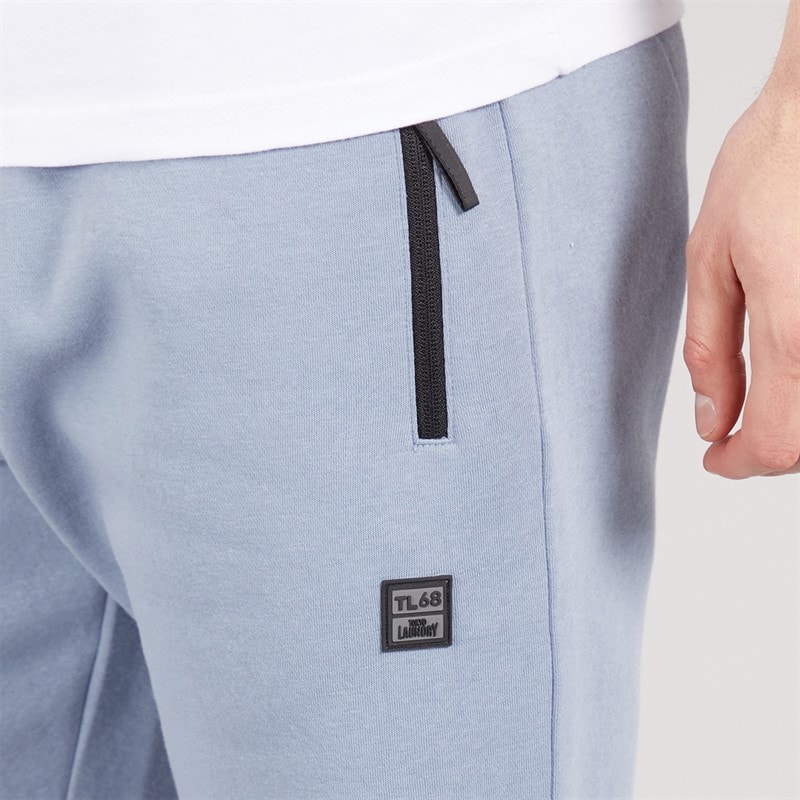 Tokyo Laundry Mens Tarou Fleece Shorts Cool Grey - Image 3