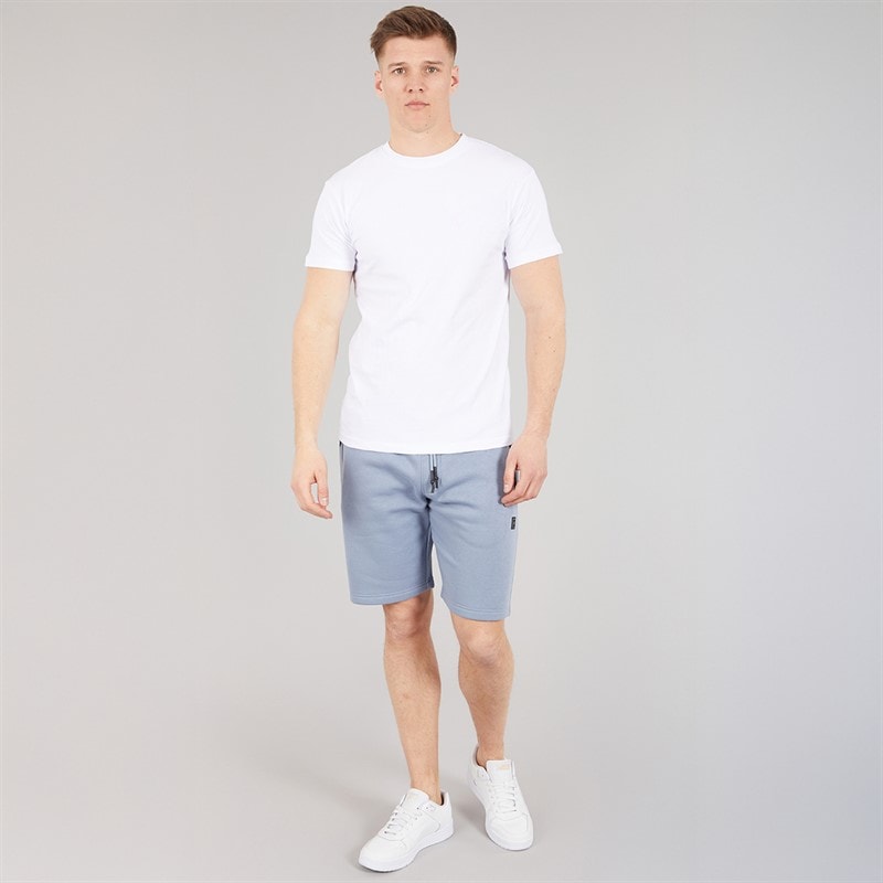 Tokyo Laundry Mens Tarou Fleece Shorts Cool Grey - Image 4