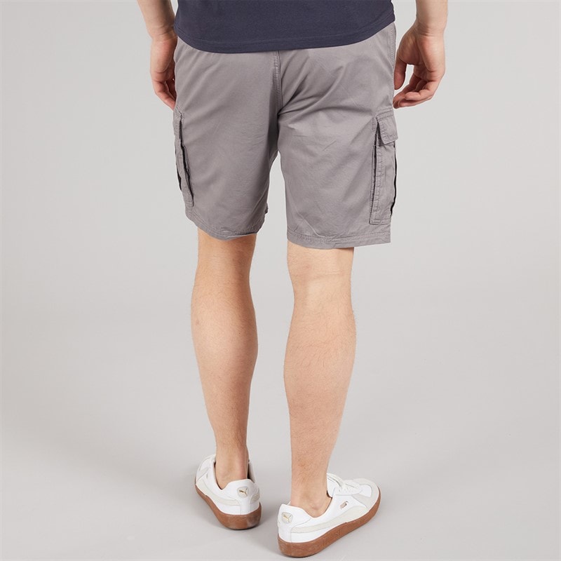 Tokyo Laundry Mens Spalding Cargo Shorts Grey - Image 2