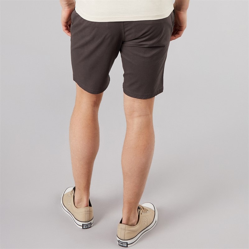 Tokyo Laundry Mens Bosta Chino Shorts Dark Grey - Image 2