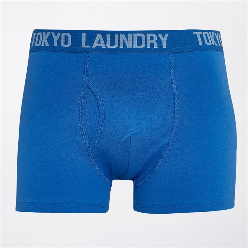 Tokyo Laundry Mens Whiston Two Pack Boxers Blue - Image 3