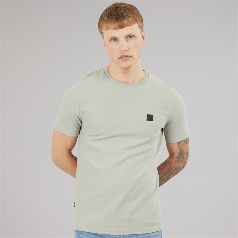 Tokyo Laundry Mens Tarot T-Shirt Seagrass