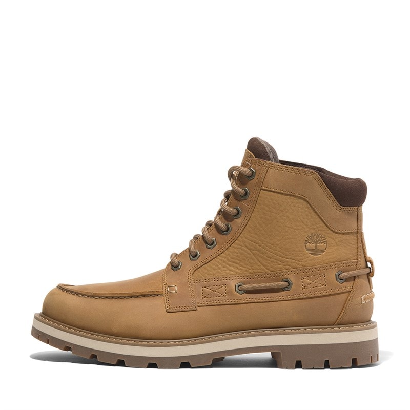 Timberland Mens Britton Road Mid Boots Wheat Full Grain - Image 1
