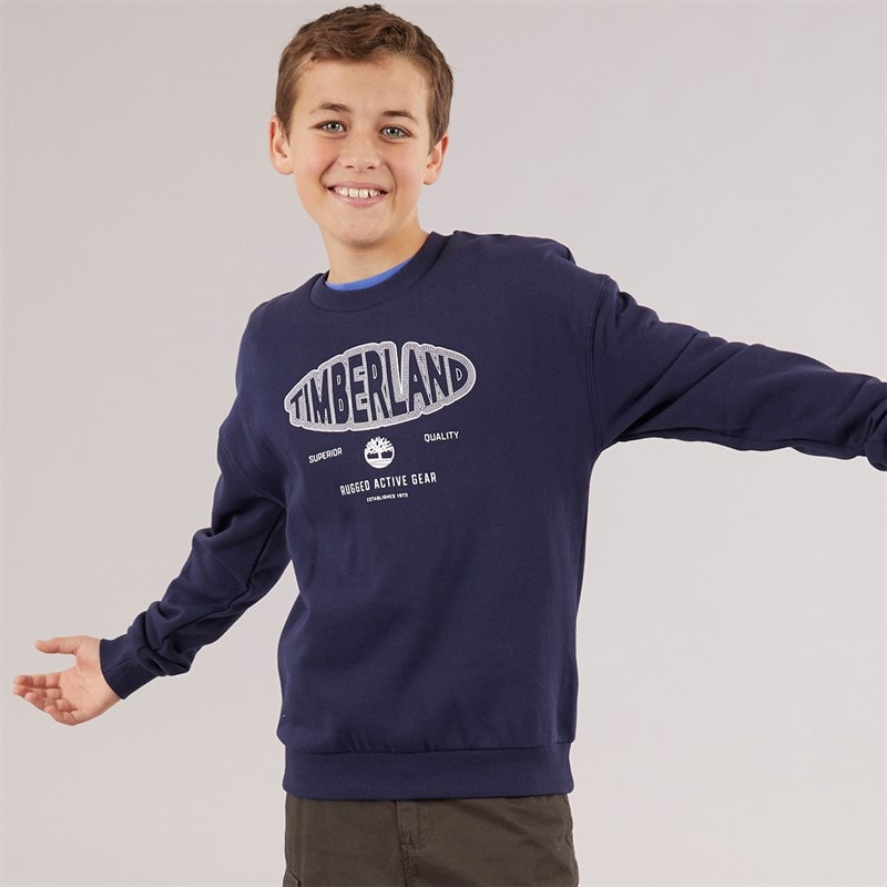 Timberland Boys Sweatshirt Navy - Image 1