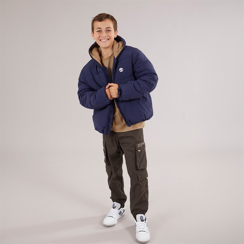 Timberland Boys Puffer Jacket Navy - Image 3