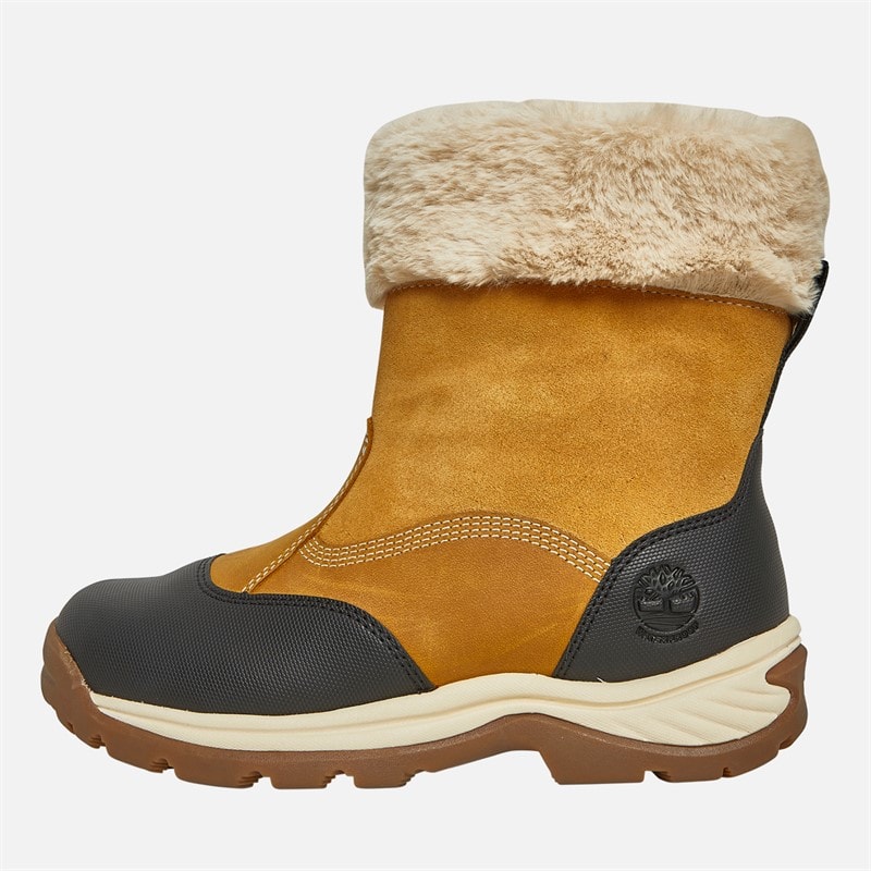 Timberland Womens White Ledge Waterproof Snow Boots Wheat - Image 1