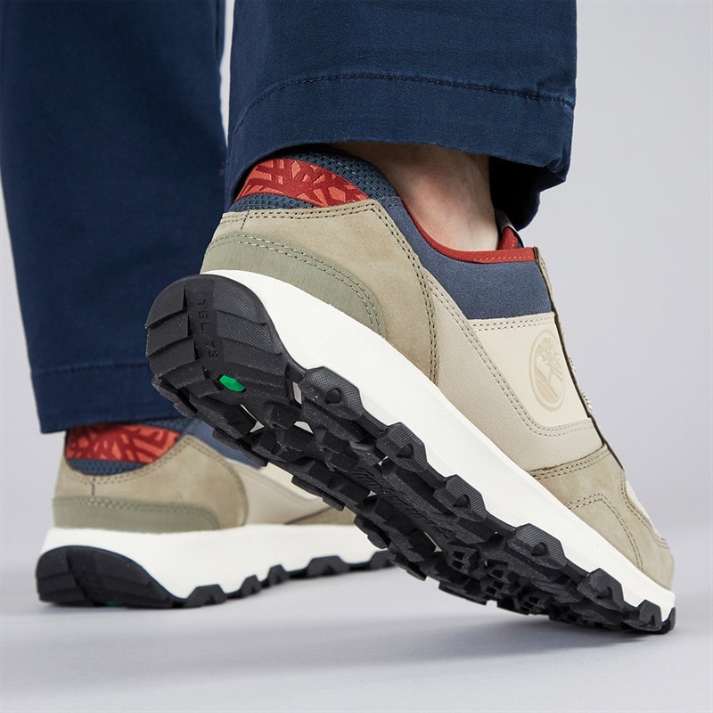 Timberland Mens Winsor Park Trainers Light Taupe - Image 5