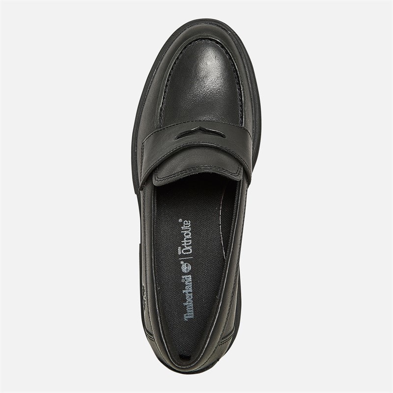 Timberland Womens Everleigh Chunky Loafers Black - Image 5