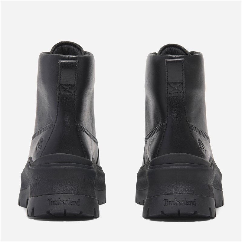 Timberland Womens Roxie Lane Mid Lace Up Boots Black Full Grain - Image 3