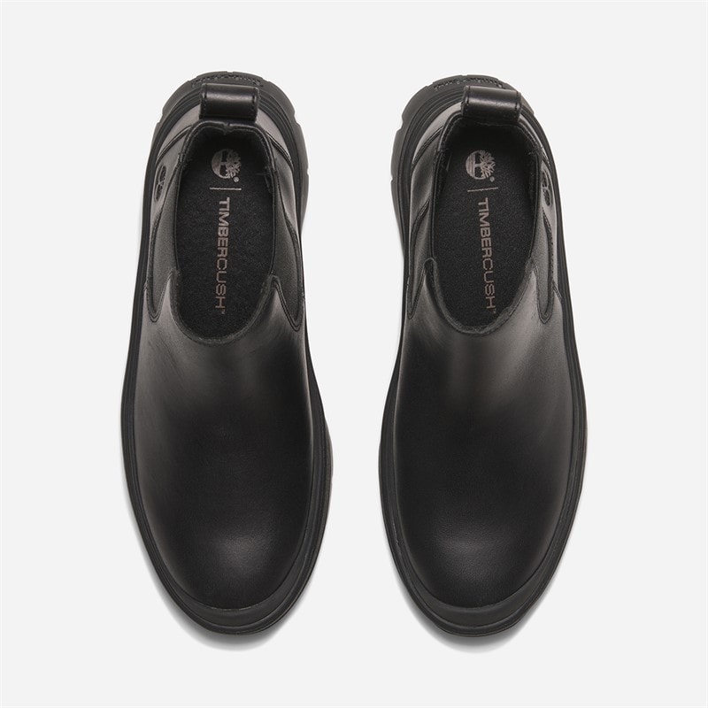 Timberland Womens Roxie Lane Chelsea Boots Black Full Grain - Image 4