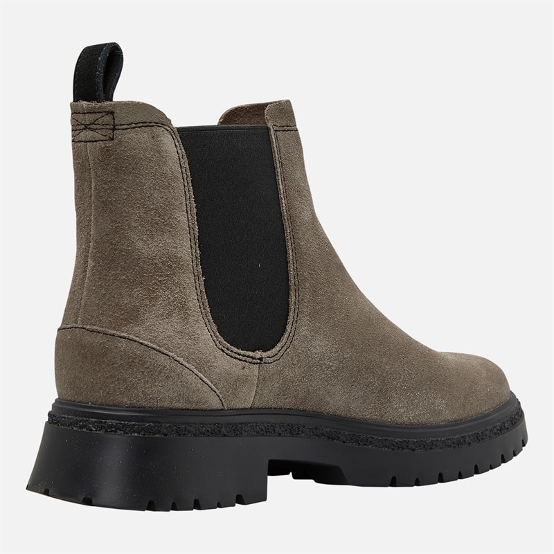 Timberland Womens Cambria Valley Mid Chelsea Boots Medium Grey Suede - Image 5