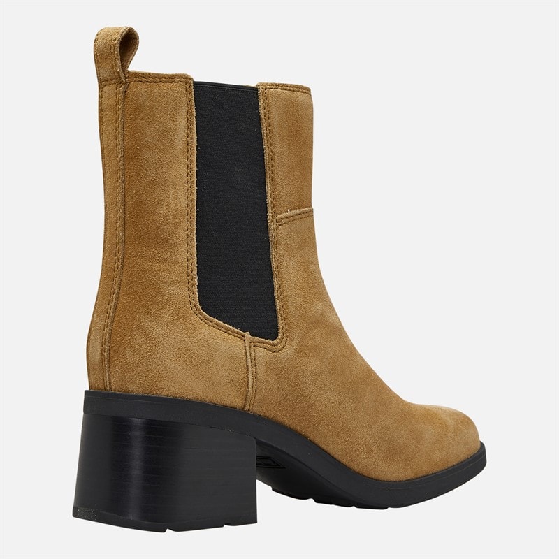 Timberland Womens Bellevaux Mid Chelsea Boots Medium Brown Suede - Image 4