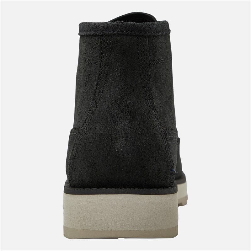 Timberland Mens Britton Mills Mid Lace Chukka Boots Black Suede - Image 3