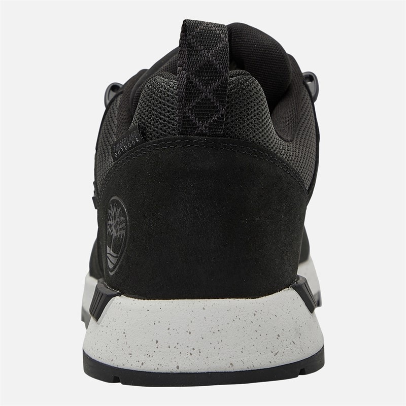 Timberland Mens Field Trekker Low Lace Trainers Jet Black - Image 3