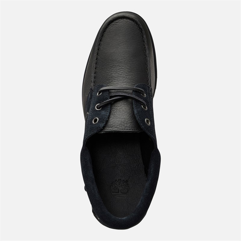 Timberland Mens Authentic Boat Shoes Black - Image 4