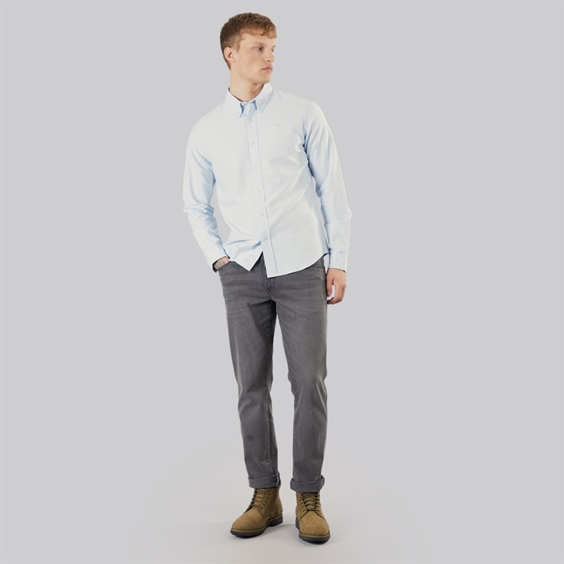 Timberland Mens Long Sleeve Oxford Shirt Skyway - Image 4