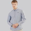 Timberland Mens Long Sleeve Oxford Shirt Dark Sapphire