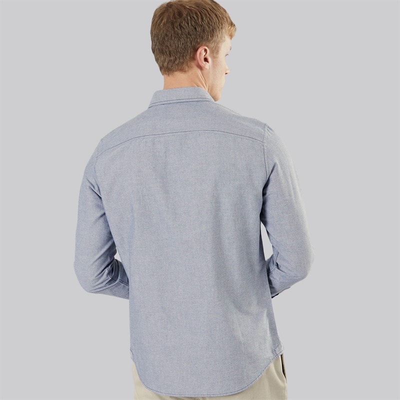 Timberland Mens Long Sleeve Oxford Shirt Dark Sapphire - Image 2